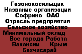 Газонокосильщик › Название организации ­ Софрино, ОАО › Отрасль предприятия ­ Сельское хозяйство › Минимальный оклад ­ 1 - Все города Работа » Вакансии   . Крым,Бахчисарай